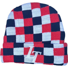Load image into Gallery viewer, Black/ Red Block LT Beanie
