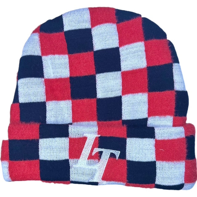Black/ Red Block LT Beanie