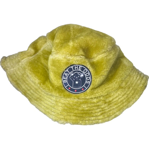 Mustard Fuzzy Bucket Hat