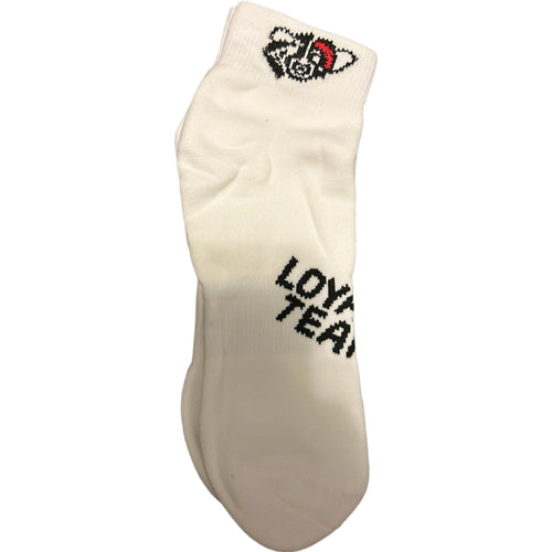 White Loyalty Team Socks