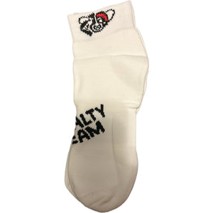 White Loyalty Team Socks